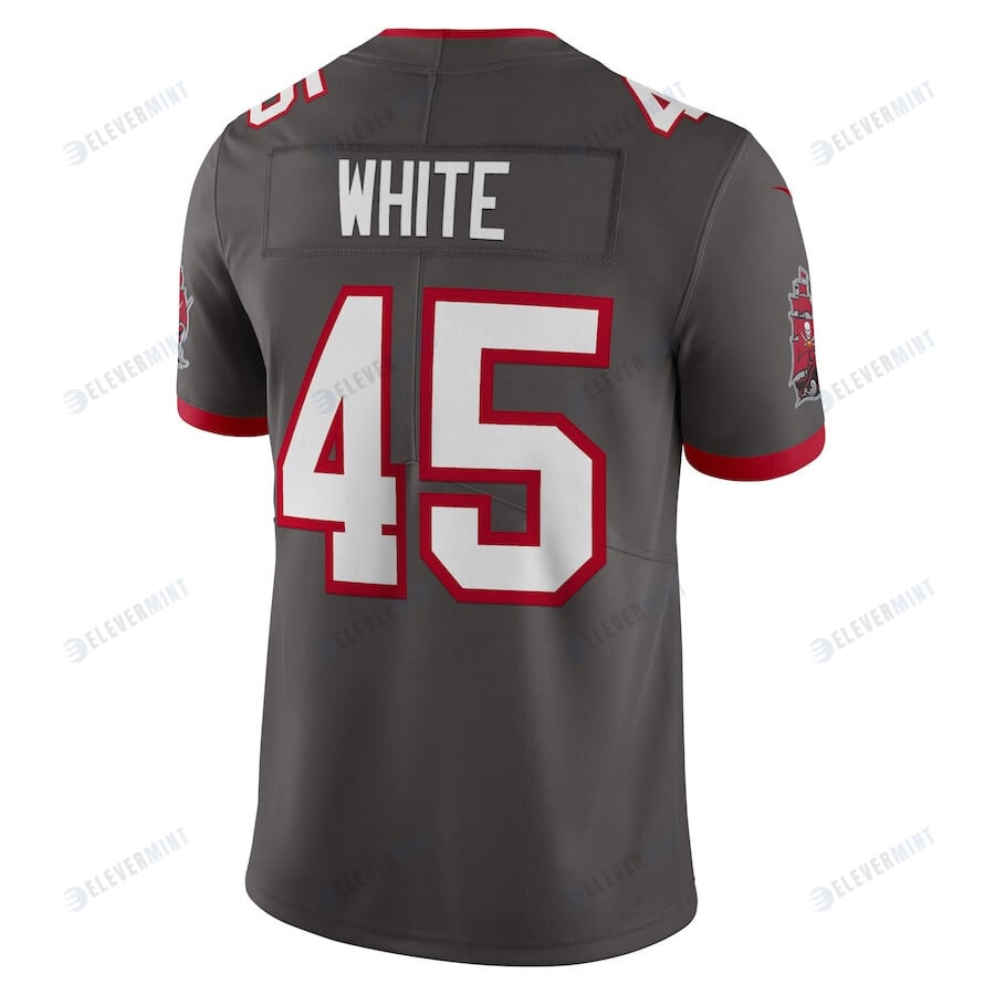 Devin White 45 Tampa Bay Buccaneers Vapor Limited Jersey - Pewter