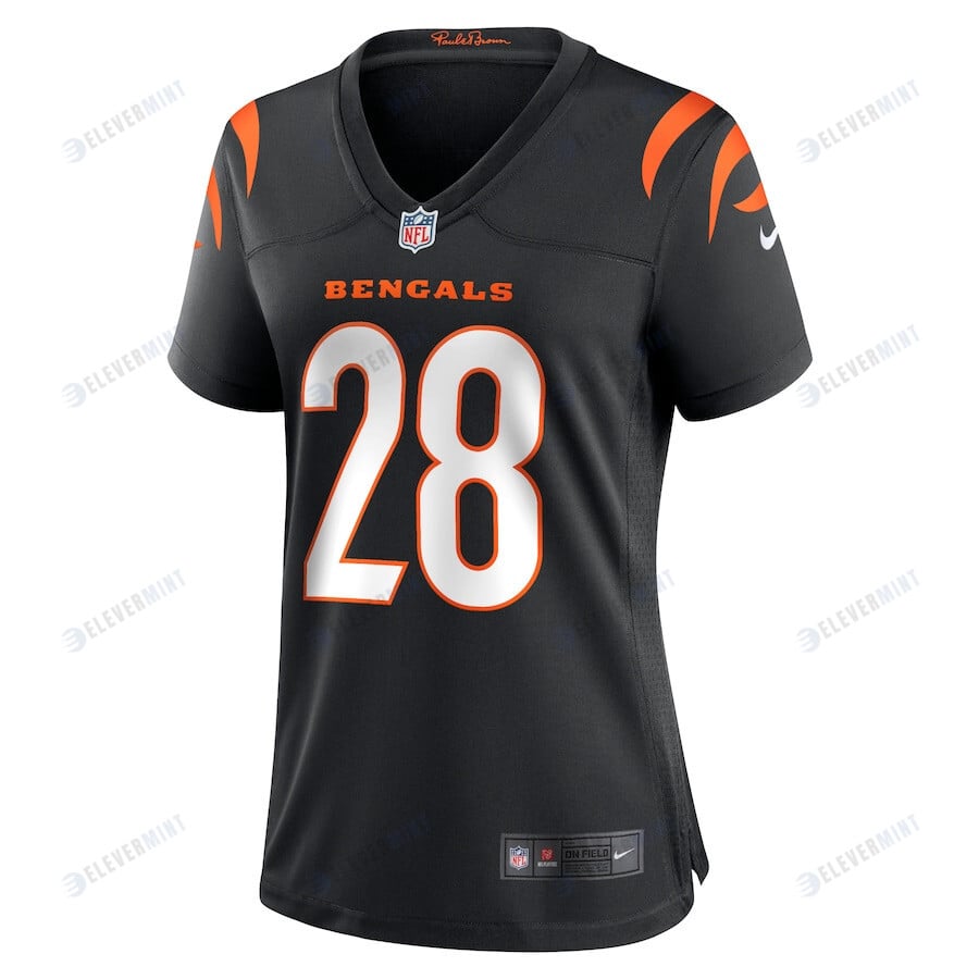 Joe Mixon 28 Cincinnati Bengals Women's Game Jersey - Black