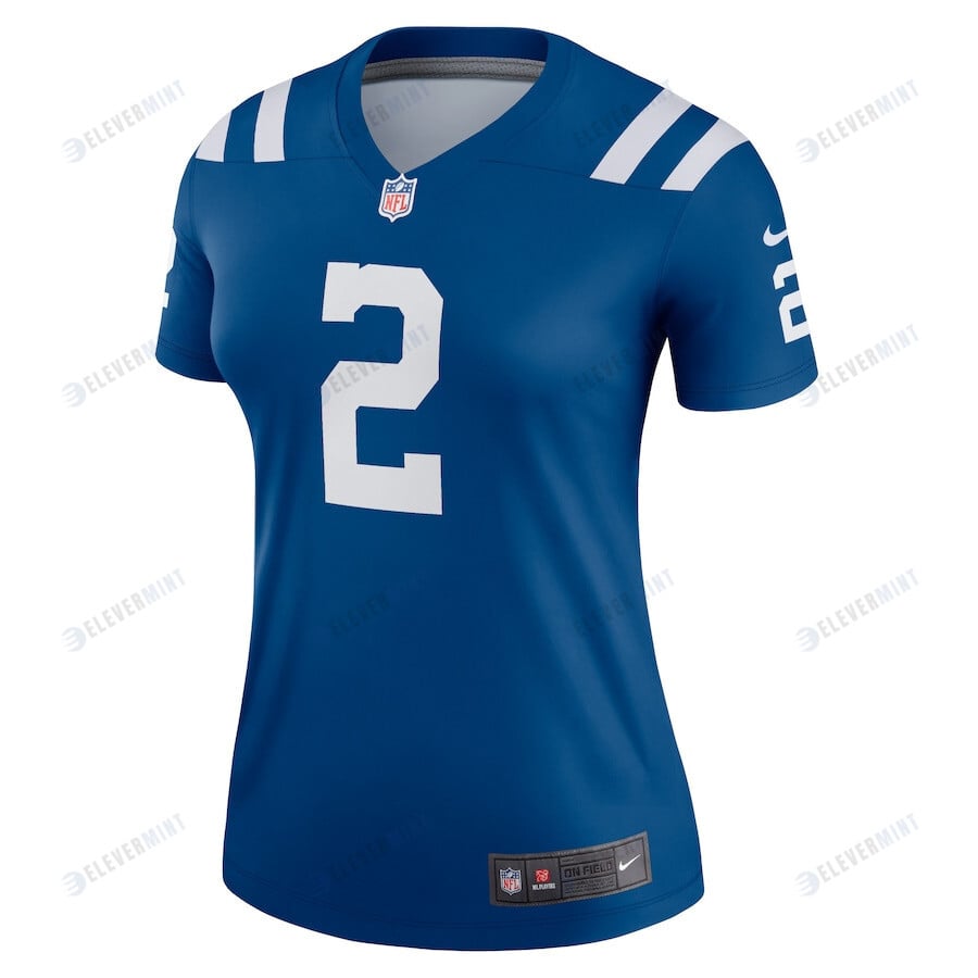 Carson Wentz 2 Indianapolis Colts Women Legend Jersey - Royal