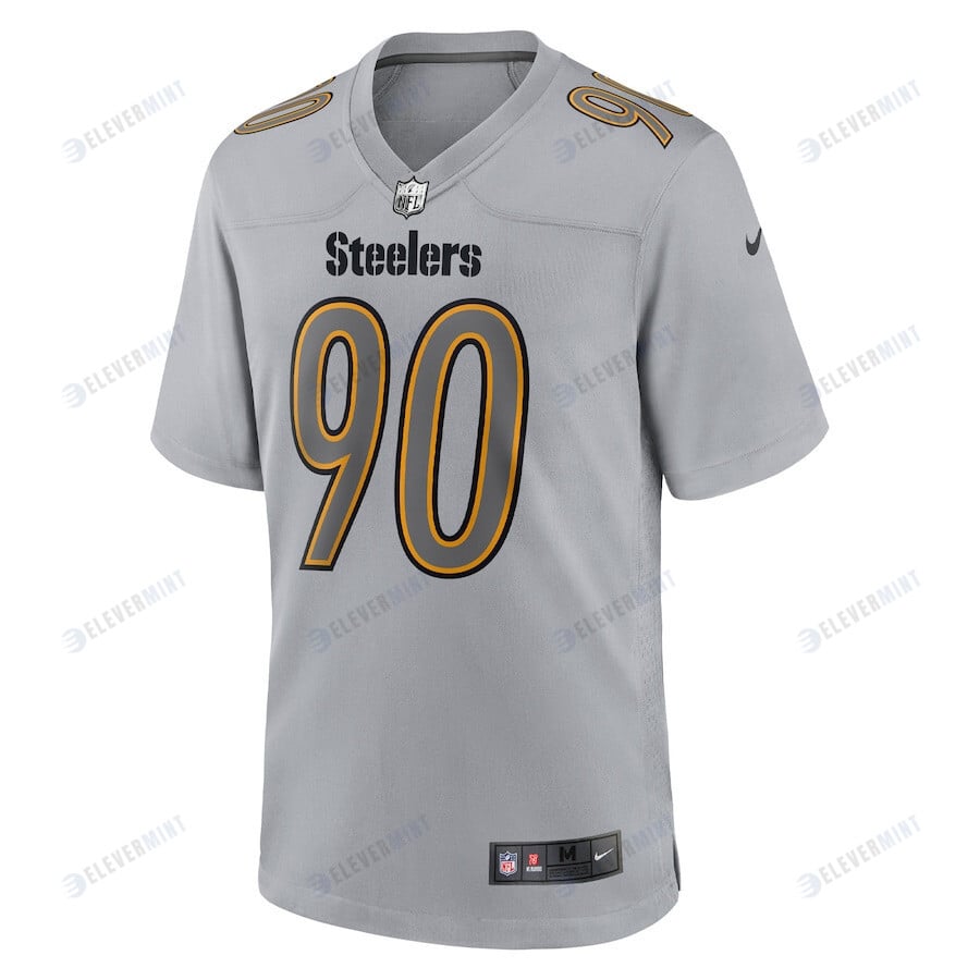 T.J. Watt Pittsburgh Steelers Atmosphere Fashion Game Jersey - Gray