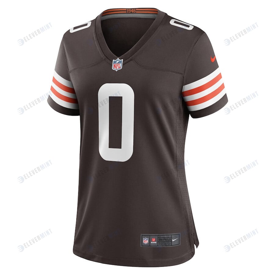 Greg Newsome II 0 Cleveland Browns Women's Team Game Jersey - Brown