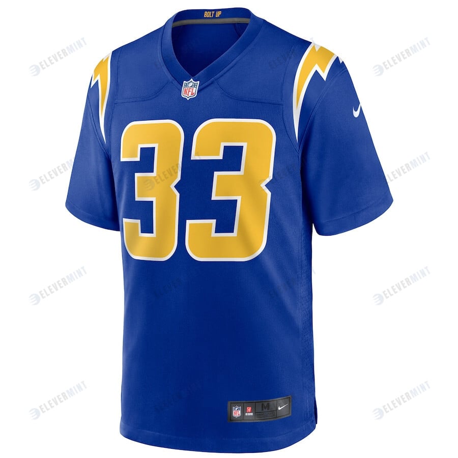 Derwin James 33 Los Angeles Chargers 2nd Alternate Game Jersey - Royal