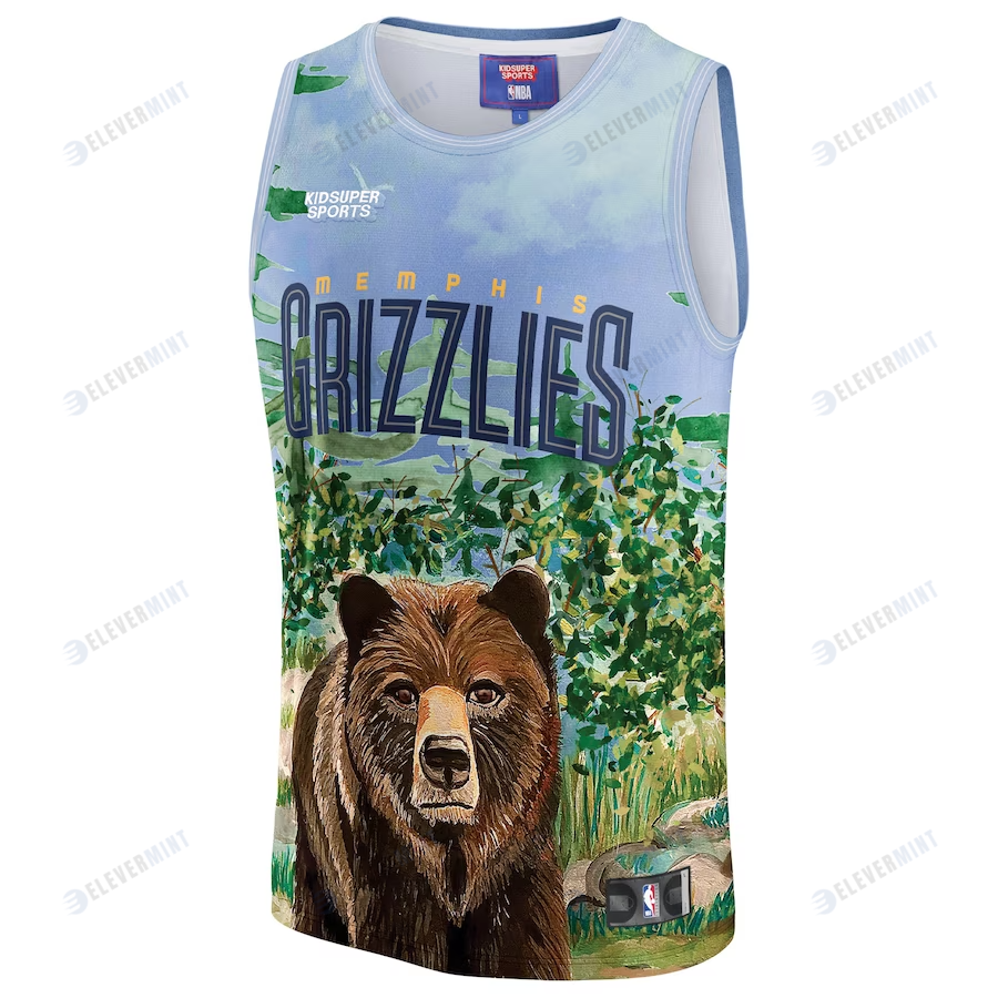 Memphis Grizzlies NBA & KidSuper Studios Unisex Hometown Jersey - Teal