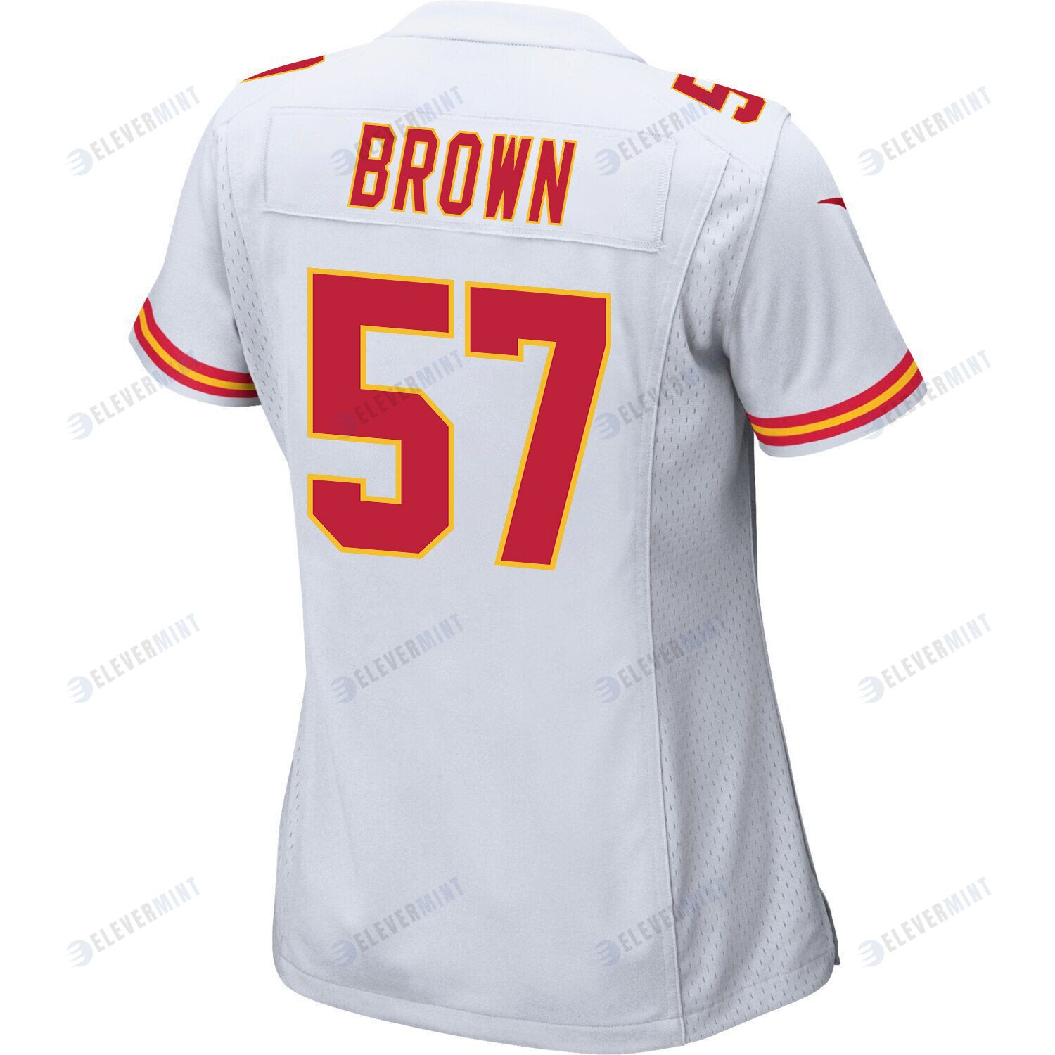 Orlando Brown 57 Kansas City Chiefs Super Bowl LVII Champions 3 Stars Women Game Jersey - White
