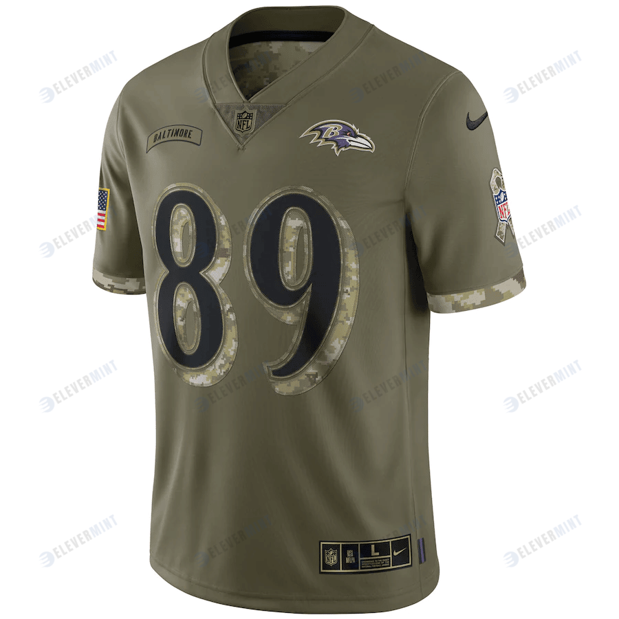 Mark Andrews Baltimore Ravens 2022 Salute To Service Limited Jersey - Olive