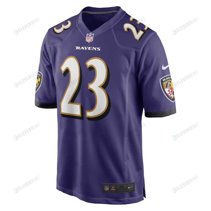 Kyle Fuller Baltimore Ravens Game Player Jersey - Purple