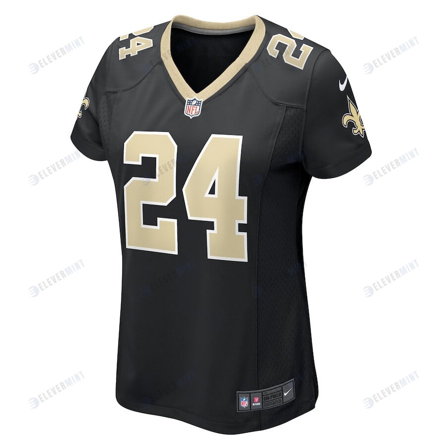 Johnathan Abram 24 New Orleans Saints Women's Team Color Jersey - Black