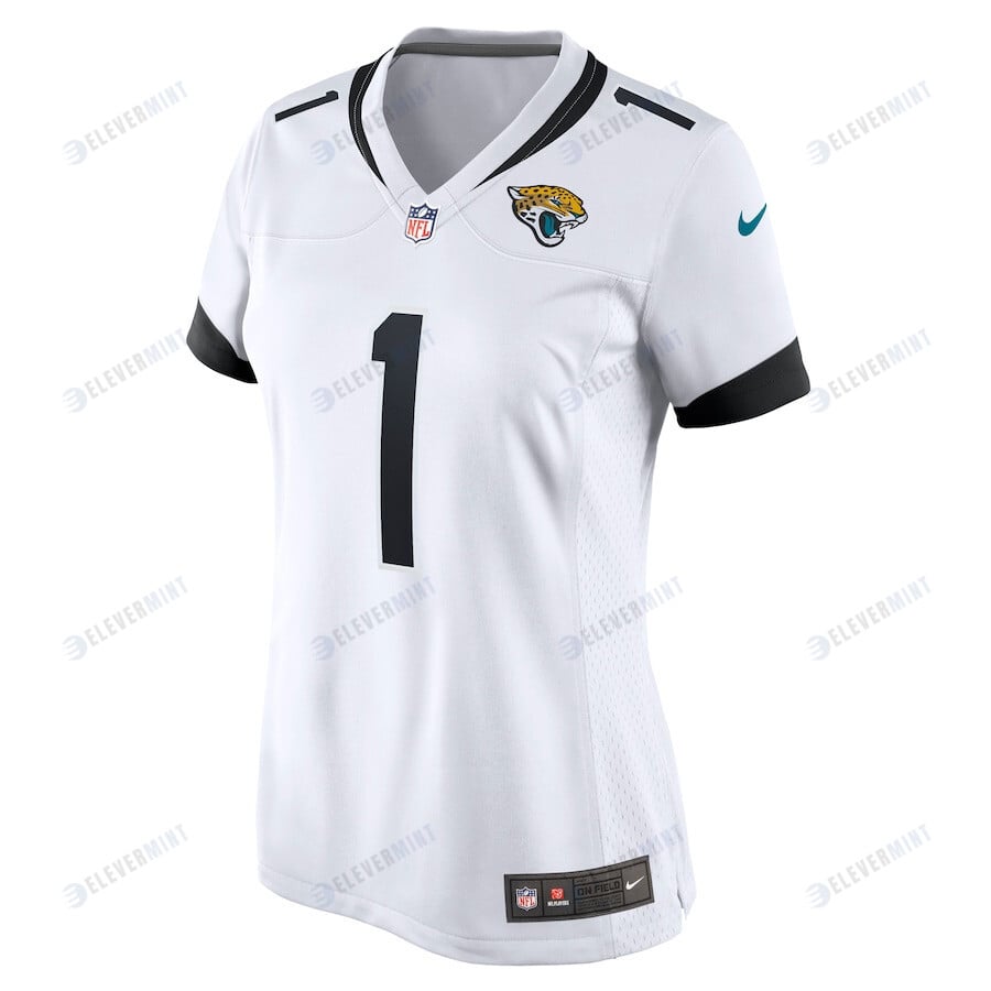 Travis Etienne Jr. 1 Jacksonville Jaguars Women's Game Jersey - White