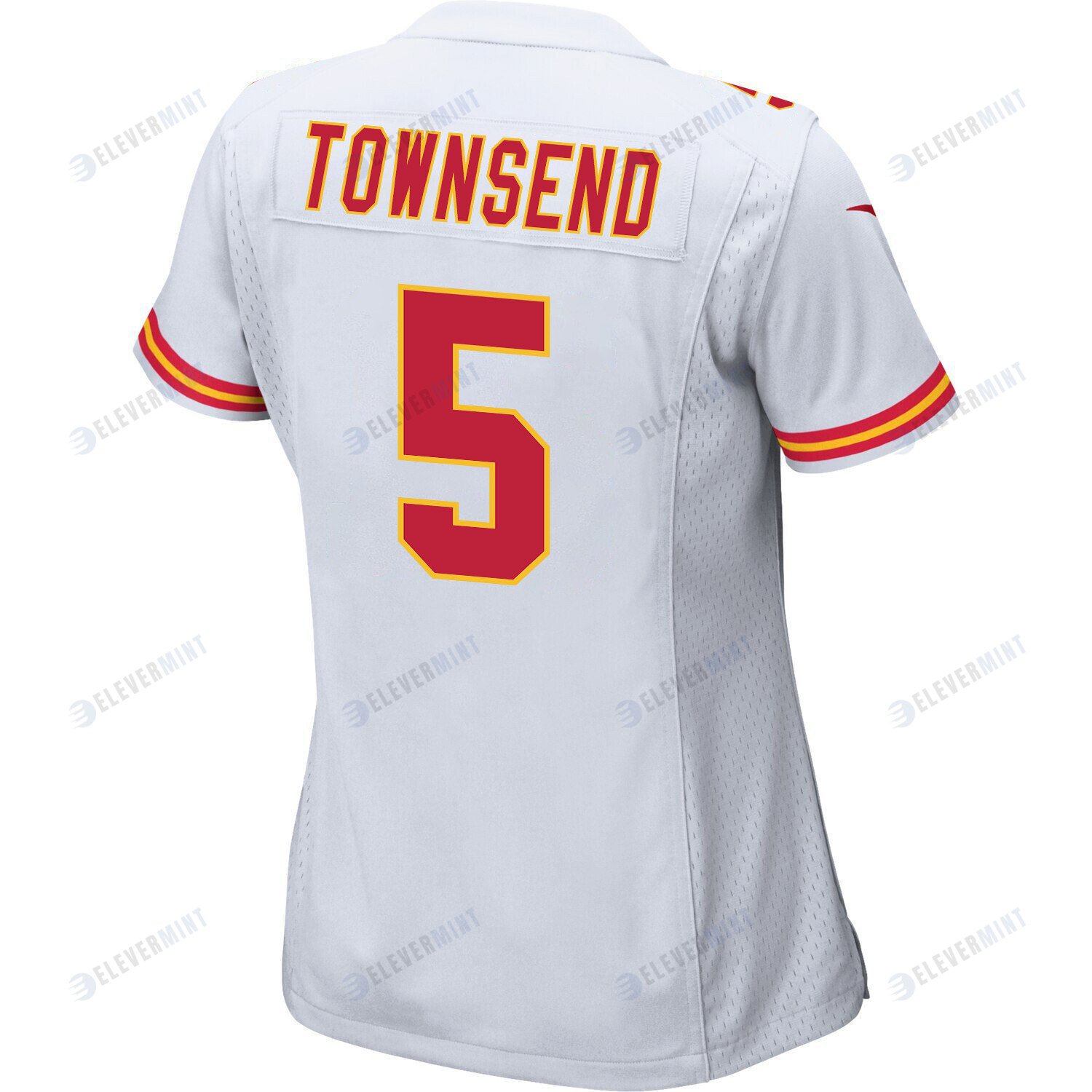 Tommy Townsend 5 Kansas City Chiefs Super Bowl LVII Champions 3 Stars Women Game Jersey - White