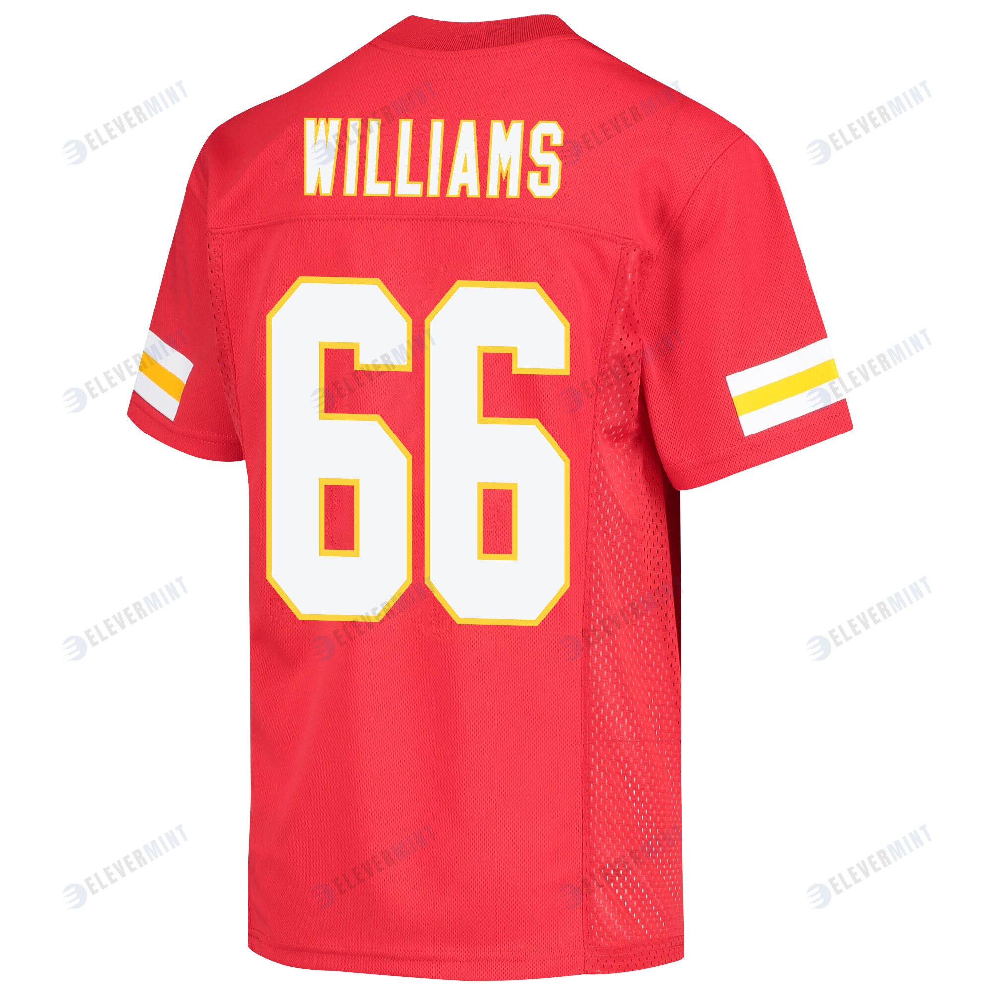 Brandon Williams 66 Kansas City Chiefs Super Bowl LVII Champions 3 Stars Youth Game Jersey - Red