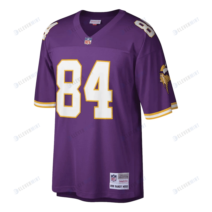 Randy Moss 84 Minnesota Vikings Mitchell & Ness Retired Player Legacy Jersey - Purple