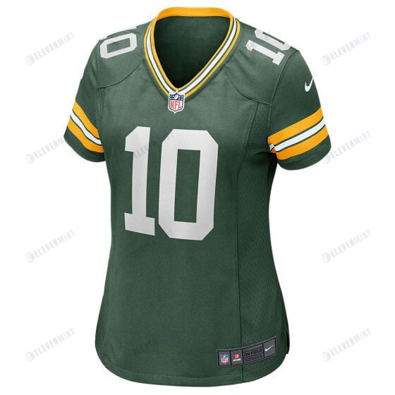 Jordan Love 10 Green Bay Packers Women Home Game Jersey - Green