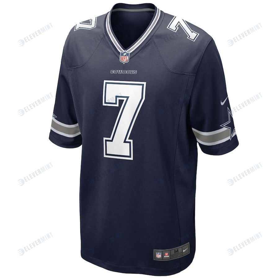 Trevon Diggs 7 Dallas Cowboys Game Jersey - Navy