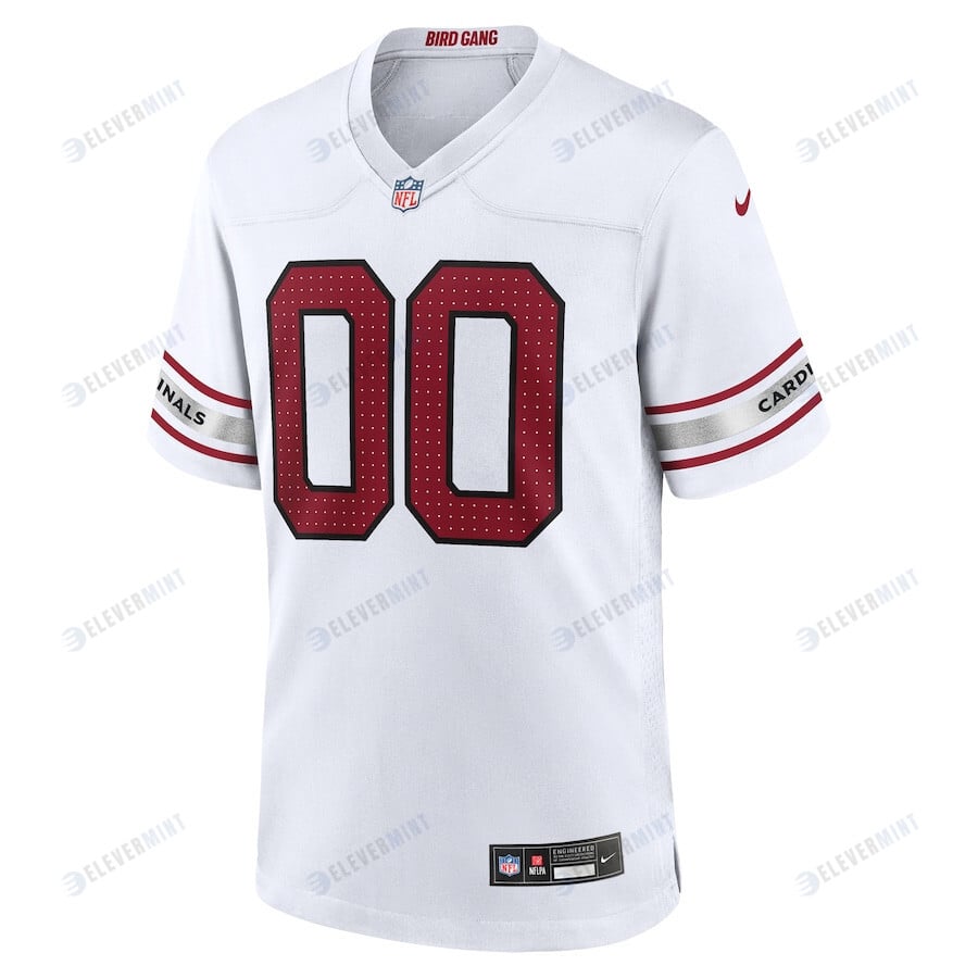 Arizona Cardinals Custom Game Men Jersey - White
