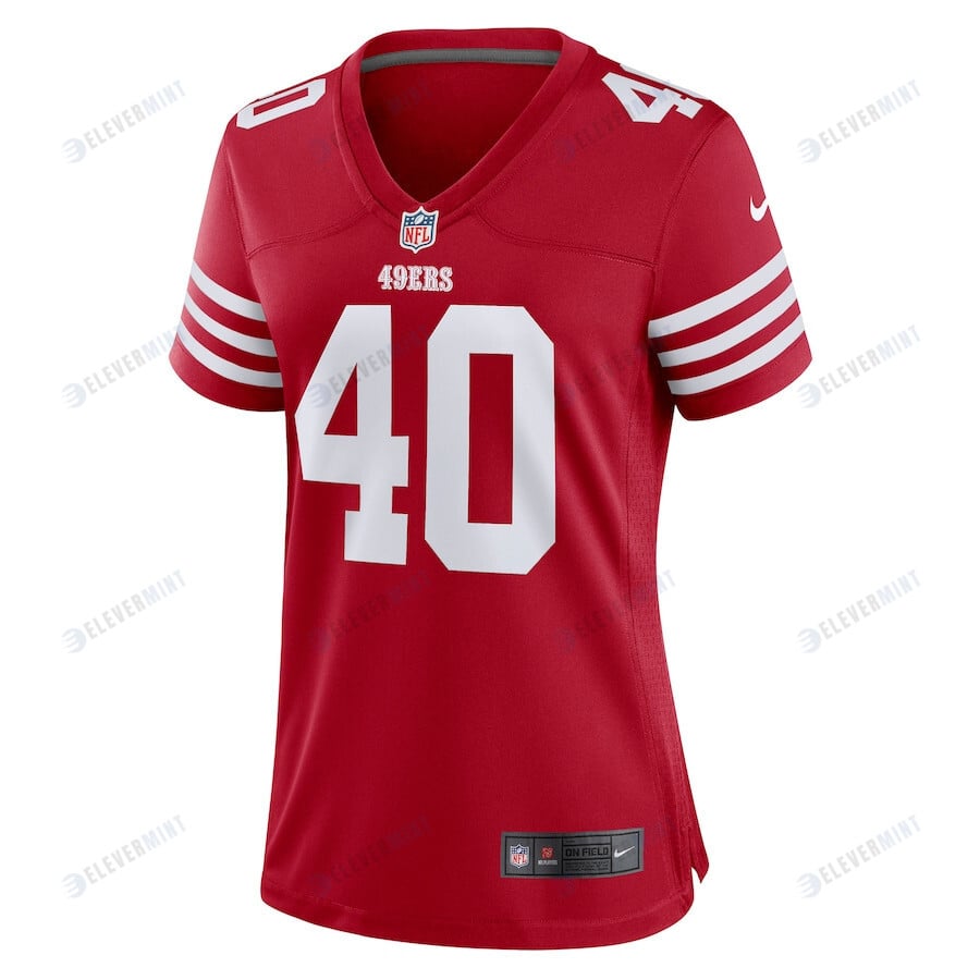 Marcelino McCrary-Ball San Francisco 49ers Women's Game Player Jersey - Scarlet