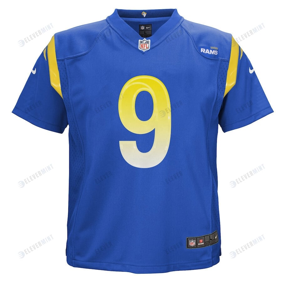 Matthew Stafford 9 Los Angeles Rams Preschool Game Jersey - Royal
