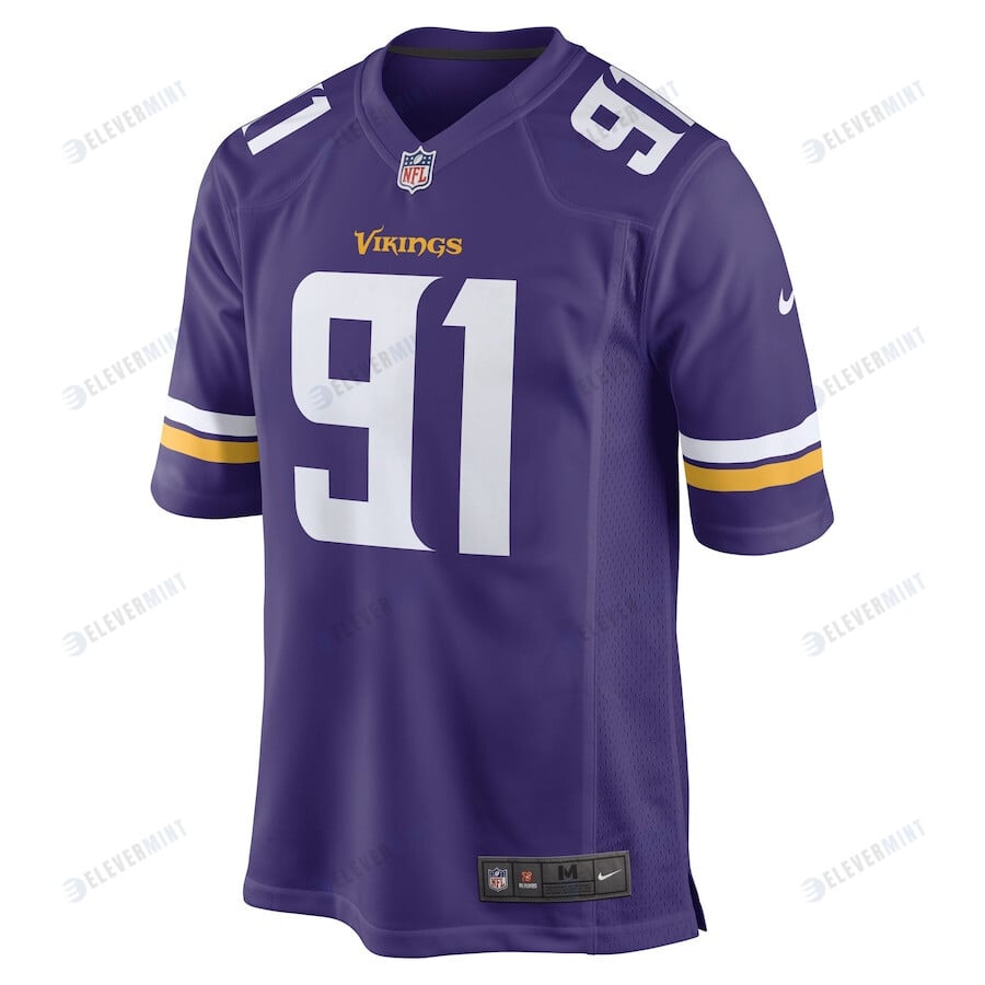 Patrick Jones II Minnesota Vikings Team Game Player Jersey - Purple