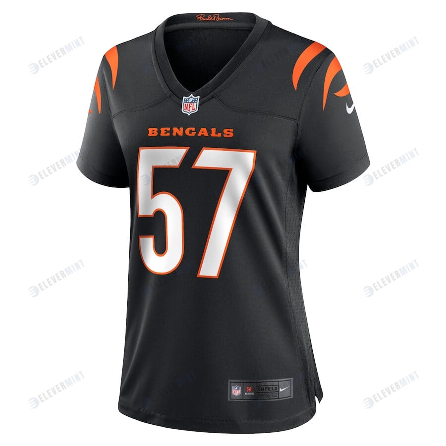 Germaine Prat 57 Cincinnati Bengals Women's Game Jersey - Black
