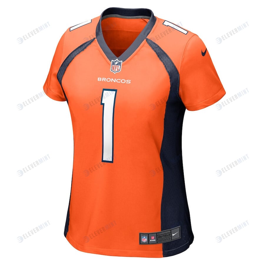 Tremon Smith 1 Denver Broncos Women's Team Game Jersey - Orange