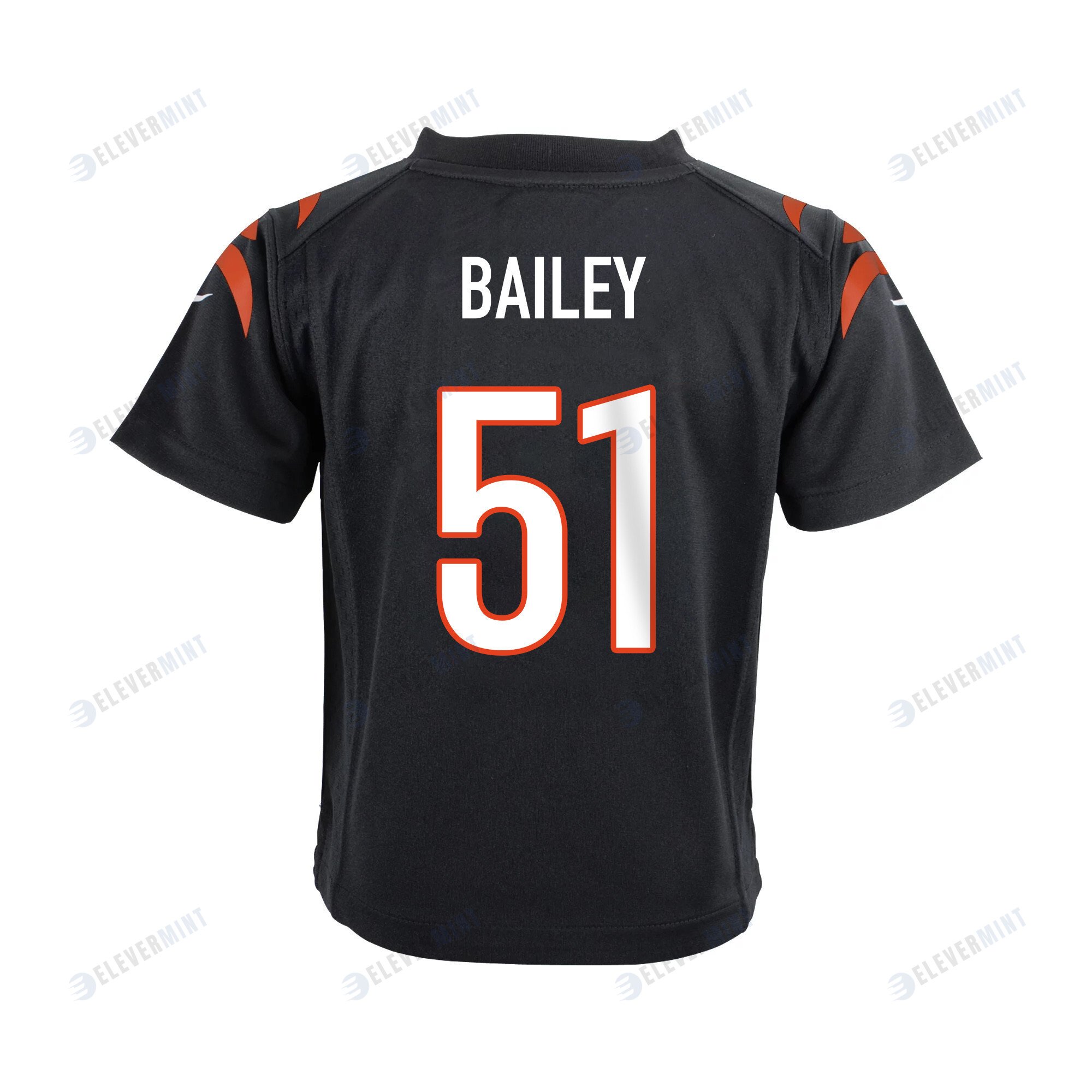Markus Bailey 51 Cincinnati Bengals Super Bowl LVII Champions Youth Game Jersey - Black