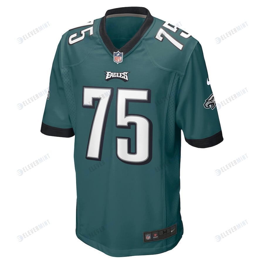 Tarron Jackson 75 Philadelphia Eagles Game Jersey - Midnight Green