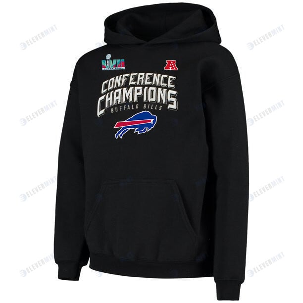 Buffalo Bills AFC Conference Champions Black Pullover Hoodie