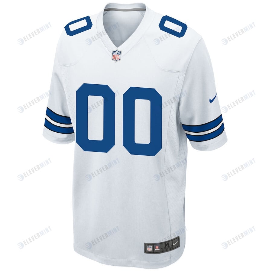Dallas Cowboys Custom Game Jersey - White