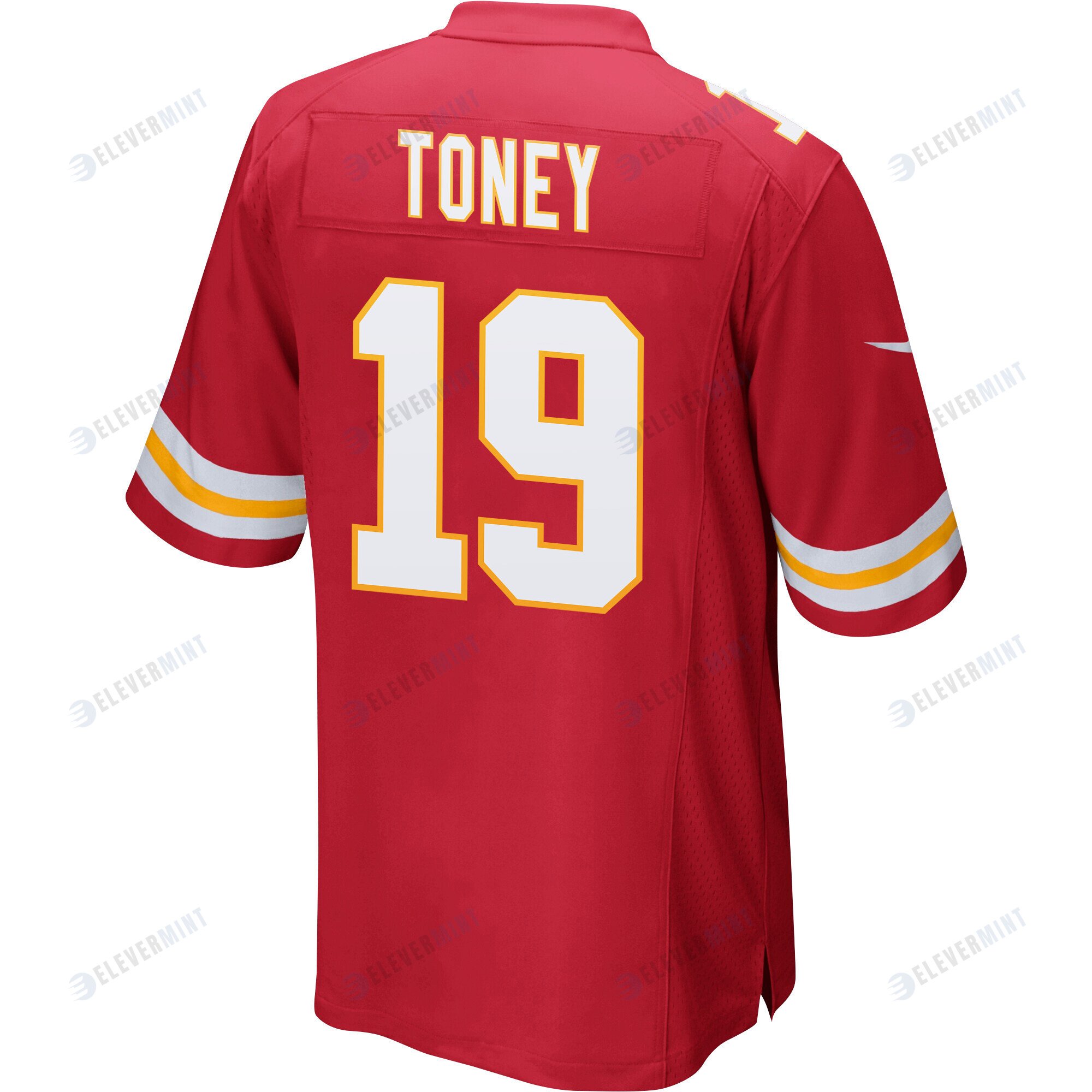 Kadarius Toney 19 Kansas City Chiefs Super Bowl LVII Champions Men Game Jersey - Red