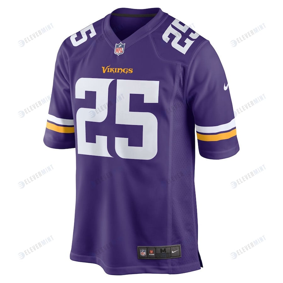 Theo Jackson 25 Minnesota Vikings Home Game Player Jersey - Purple