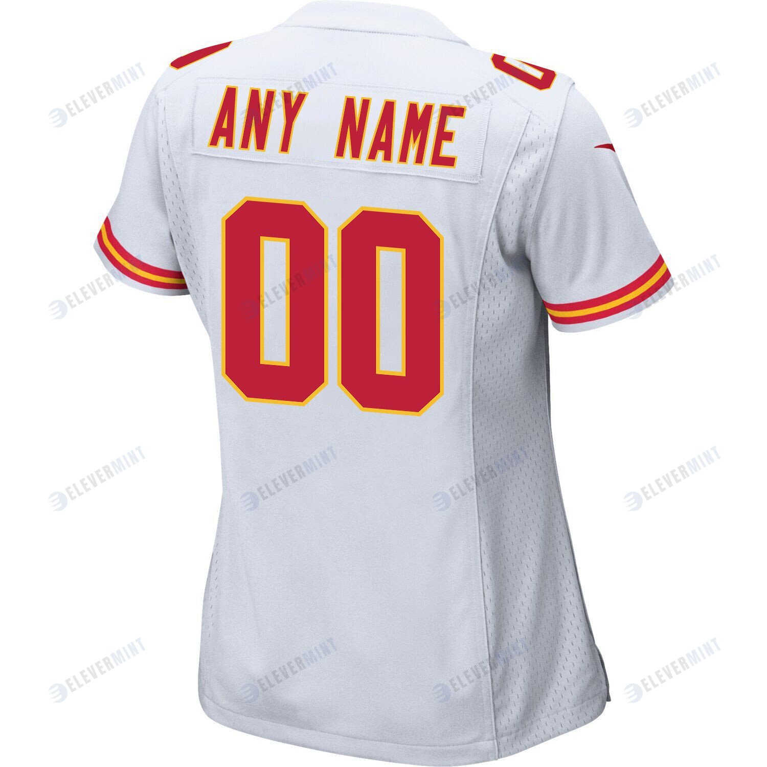 Custom Kansas City Chiefs Super Bowl LVII Champions 3 Stars Women Game Jersey - White
