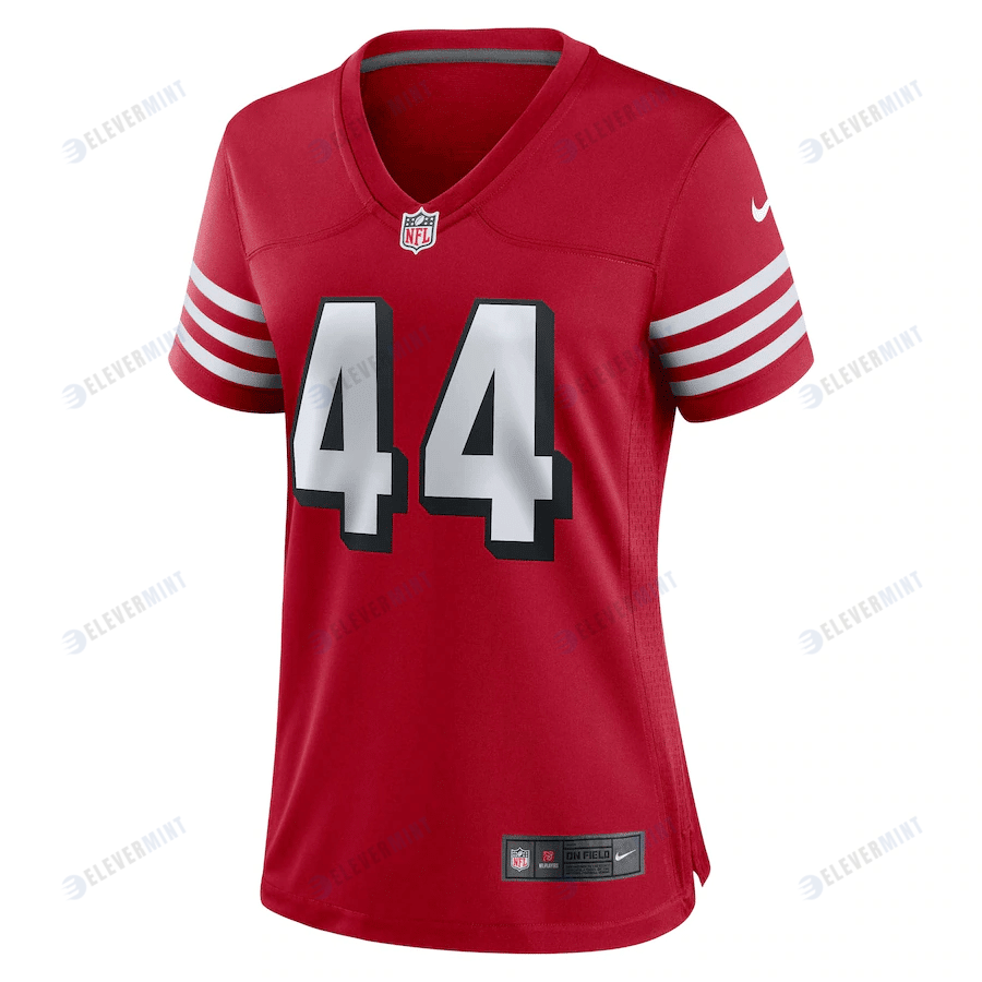 Kyle Juszczyk San Francisco 49ers Women's Alternate Game Jersey - Scarlet
