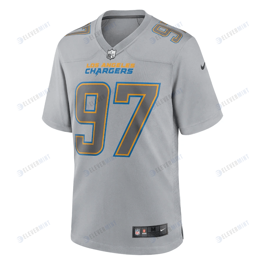 Joey Bosa 97 Los Angeles Chargers Men Atmosphere Fashion Game Jersey - Gray