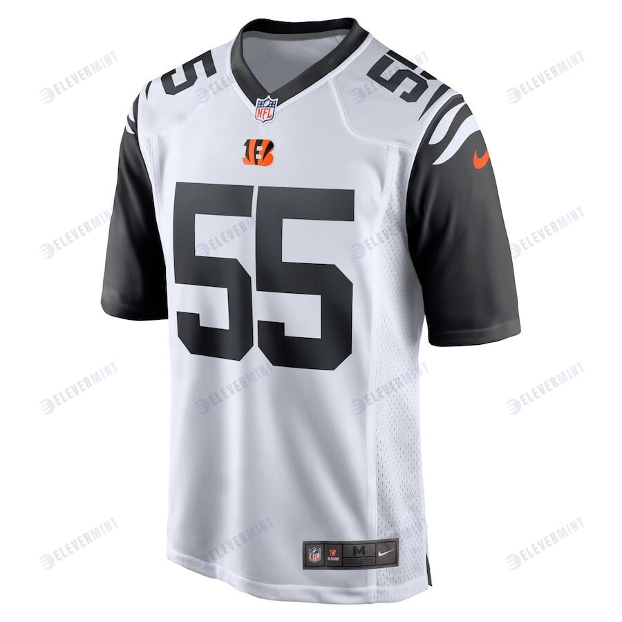 Logan Wilson 55 Cincinnati Bengals Alternate Game Player Jersey - White