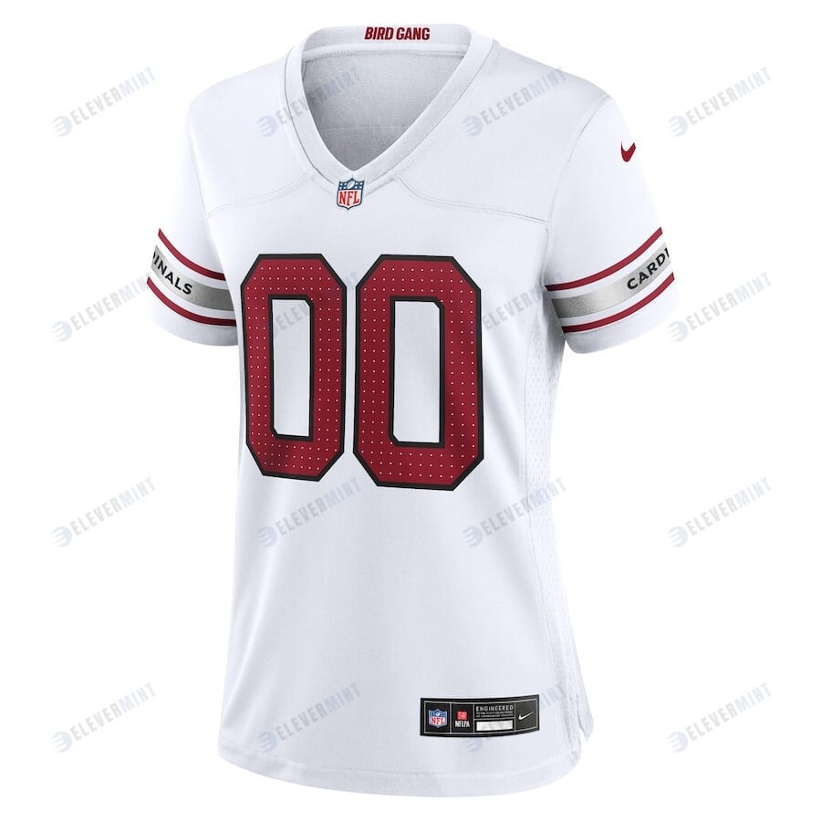Arizona Cardinals Women's Custom Game Jersey - White