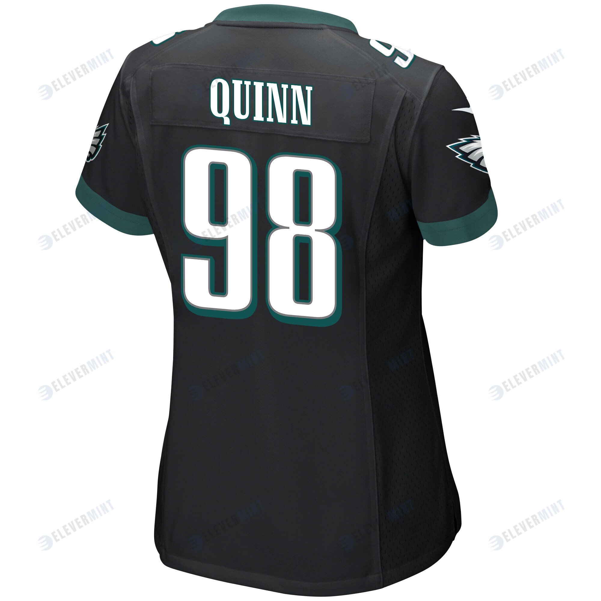 Robert Quinn 98 Philadelphia Eagles Super Bowl LVII Champions 2 Stars Women Game Jersey - Black