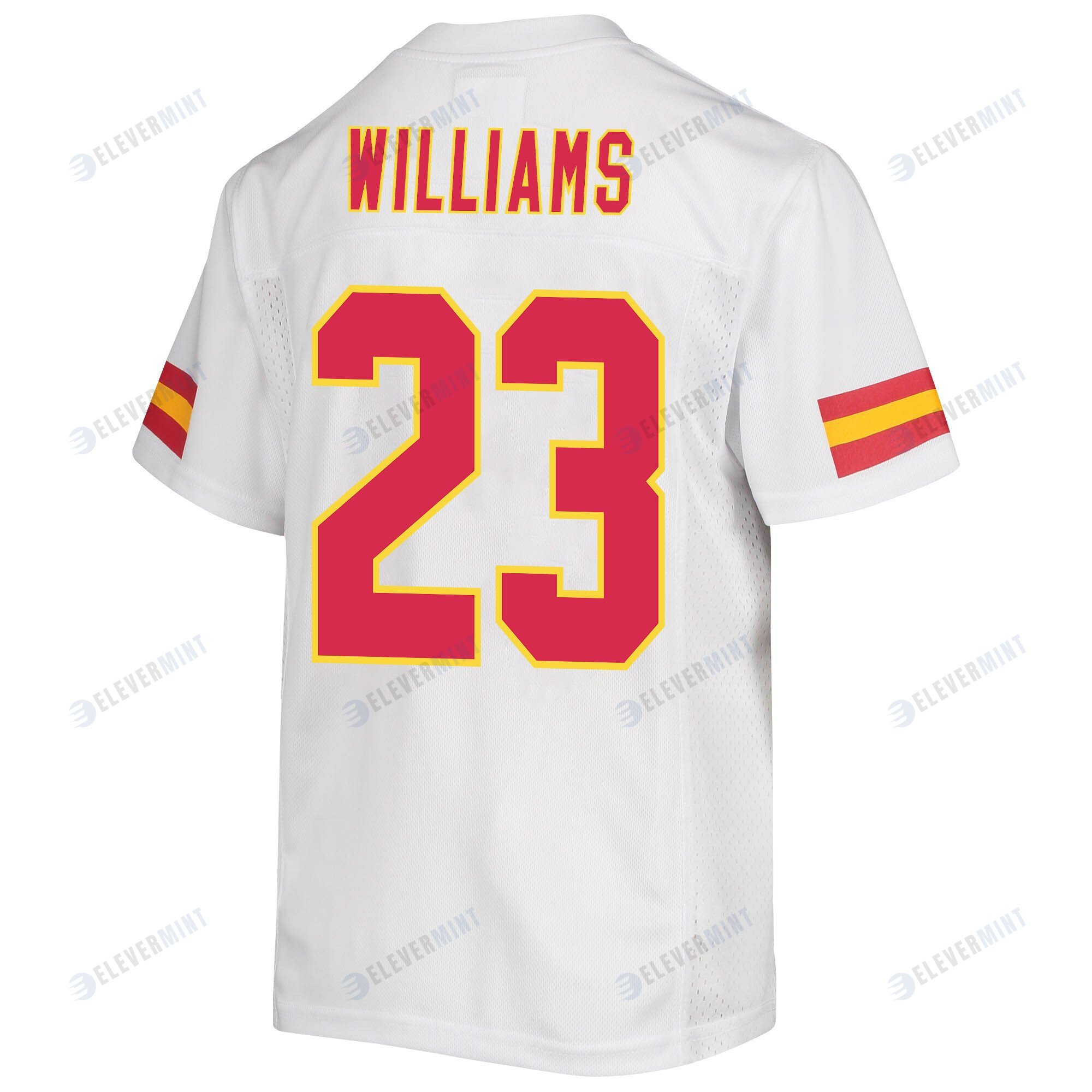 Joshua Williams 23 Kansas City Chiefs Super Bowl LVII Champions Youth Game Jersey - White