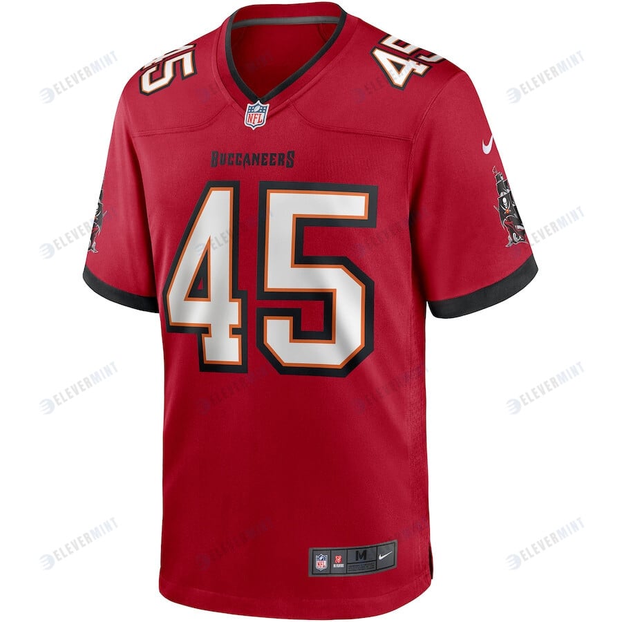 Devin White 45 Tampa Bay Buccaneers Player Game Jersey - Red