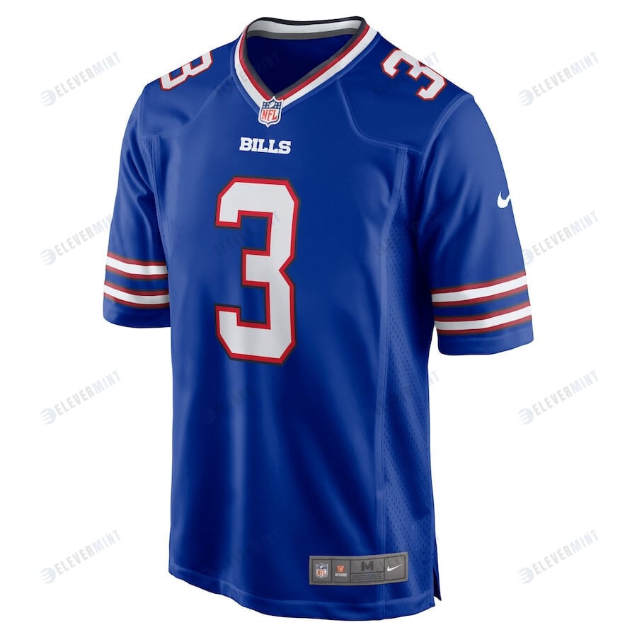 Damar Hamlin 3 Buffalo Bills Game Player Men Jersey - Royal Jersey
