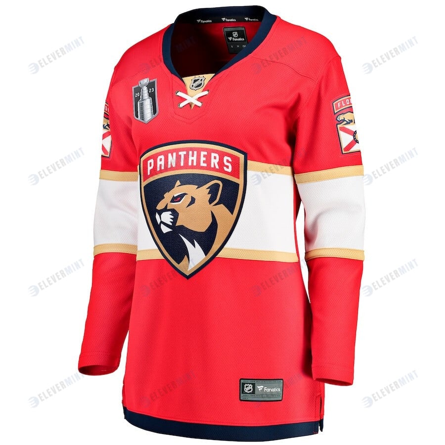 Florida Panthers Women's 2023 Stanley Cup Final Home Breakaway Jersey - Red