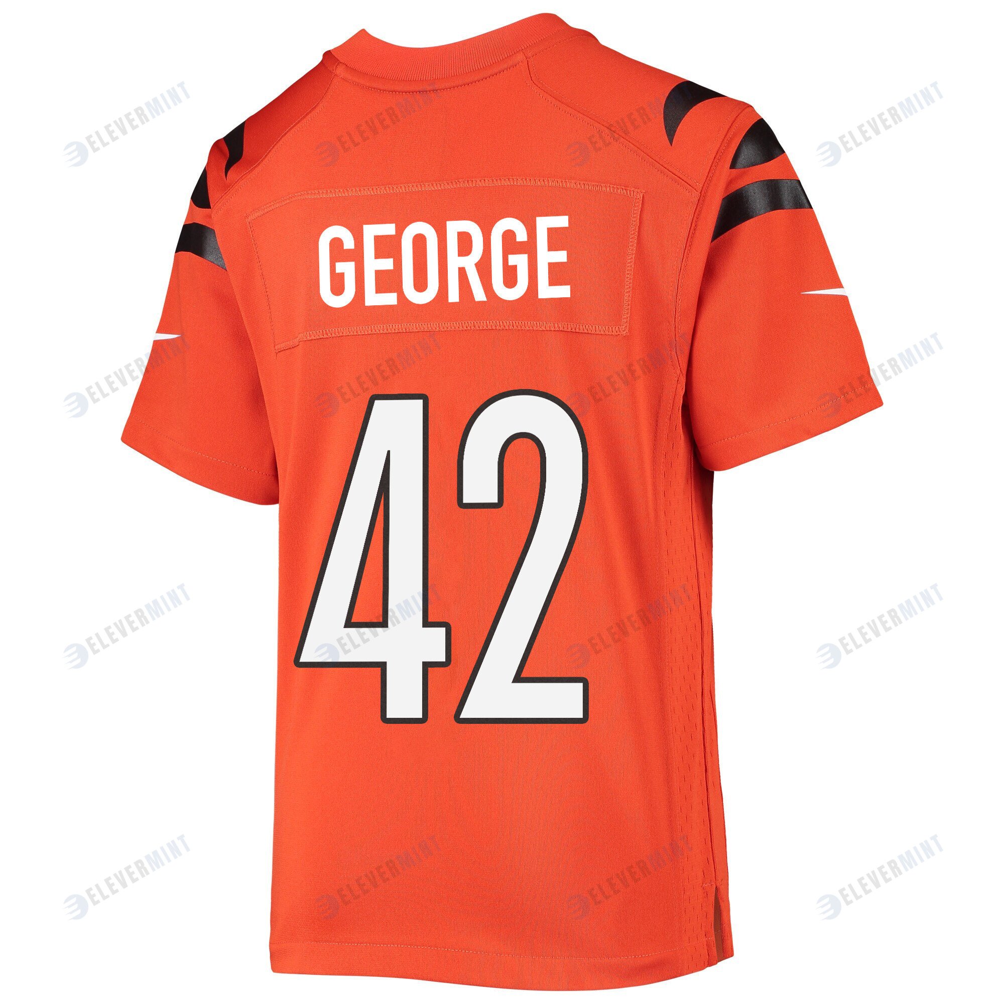 Allan George 42 Cincinnati Bengals Super Bowl LVII Champions Youth Alternate Game Jersey - Orange