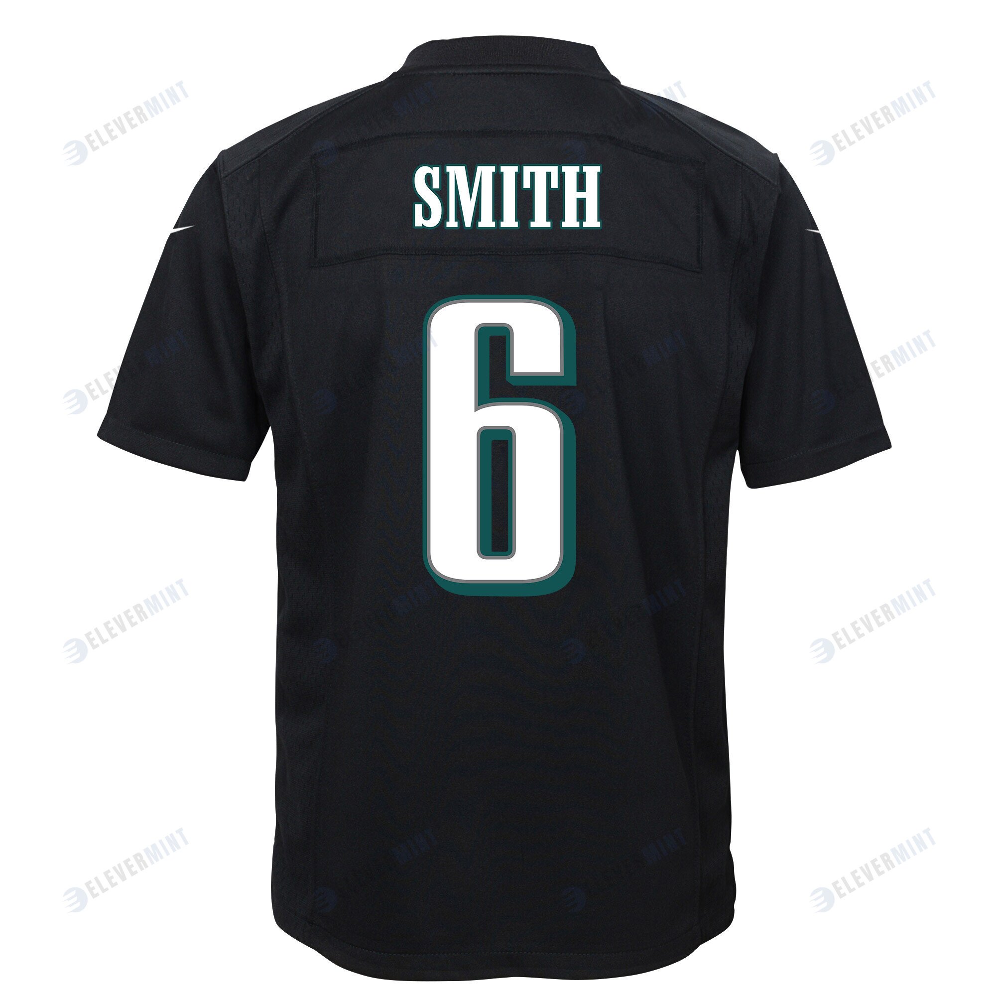 DeVonta Smith 6 Philadelphia Eagles Super Bowl LVII Champions 2 Stars Youth Game Jersey - Black