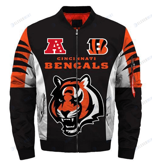 Cincinnati Bengals AFC Conference Champions Black Bomber Jacket