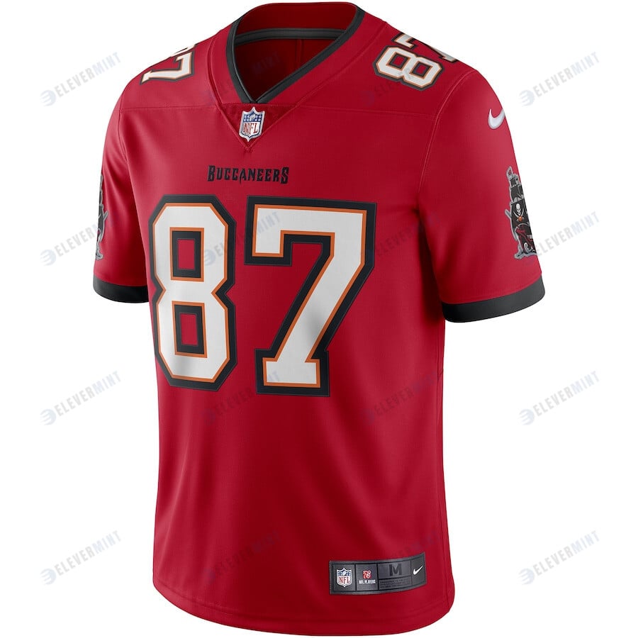 Rob Gronkowski 87 Tampa Bay Buccaneers Vapor Limited Jersey - Red