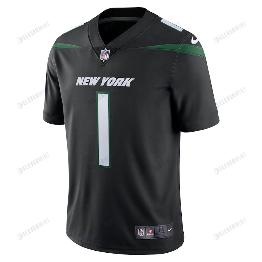 Ahmad Sauce Gardner 1 New York Jets Men's Vapor Limited Jersey - Black