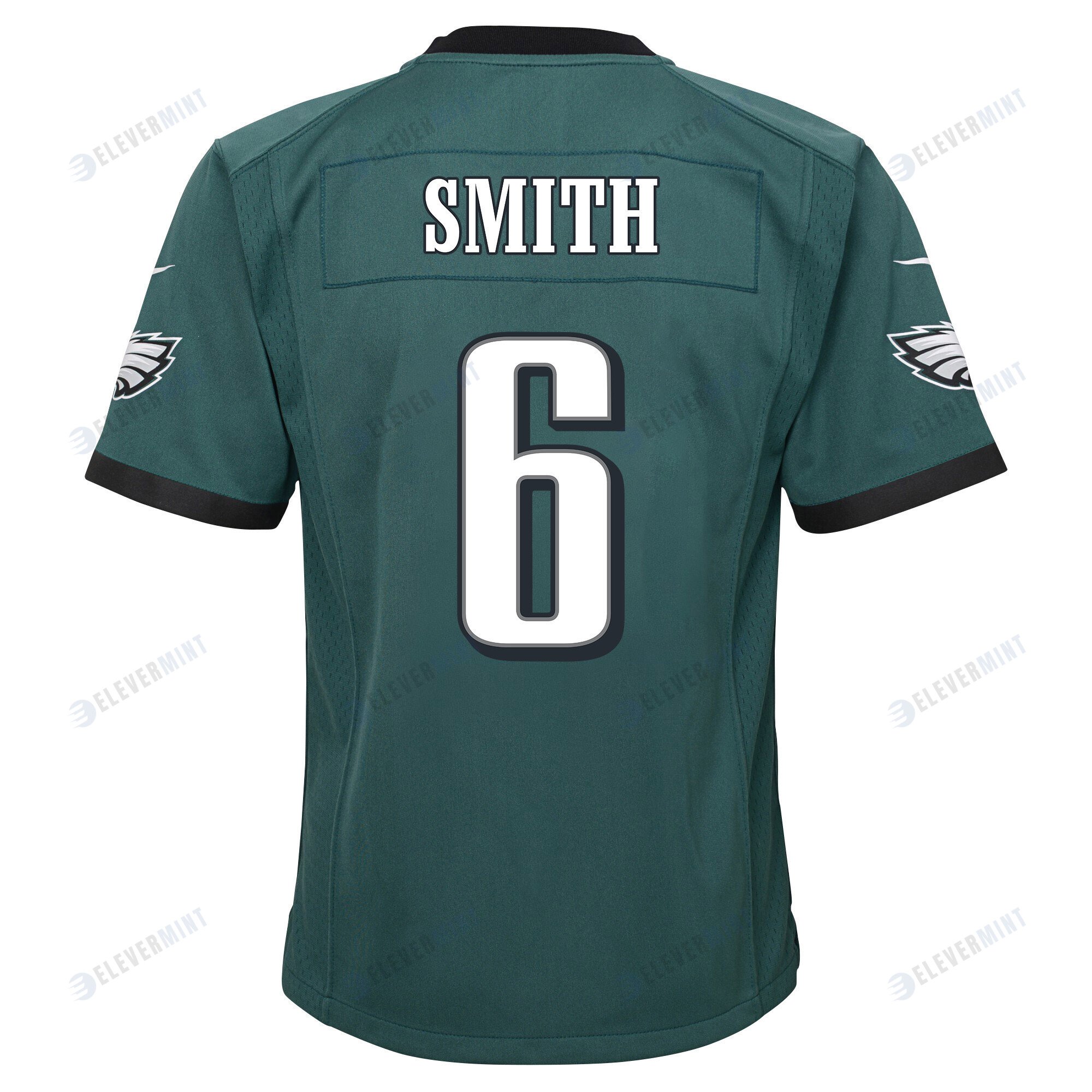 DeVonta Smith 6 Philadelphia Eagles Super Bowl LVII Champions 2 Stars 2 Stars Youth Game Jersey - Black
