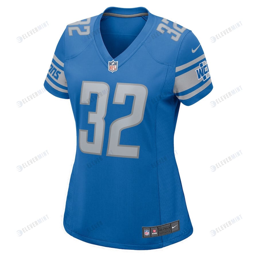 D'Andre Swift 32 Detroit Lions Women Team Game Jersey - Blue