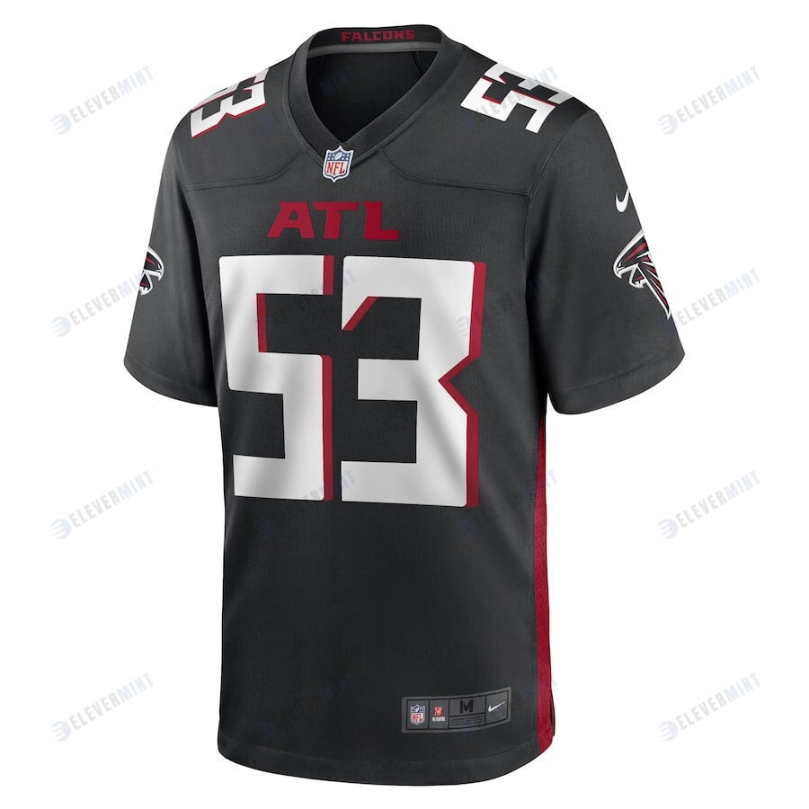 Nick Kwiatkoski Atlanta Falcons Game Player Jersey - Black