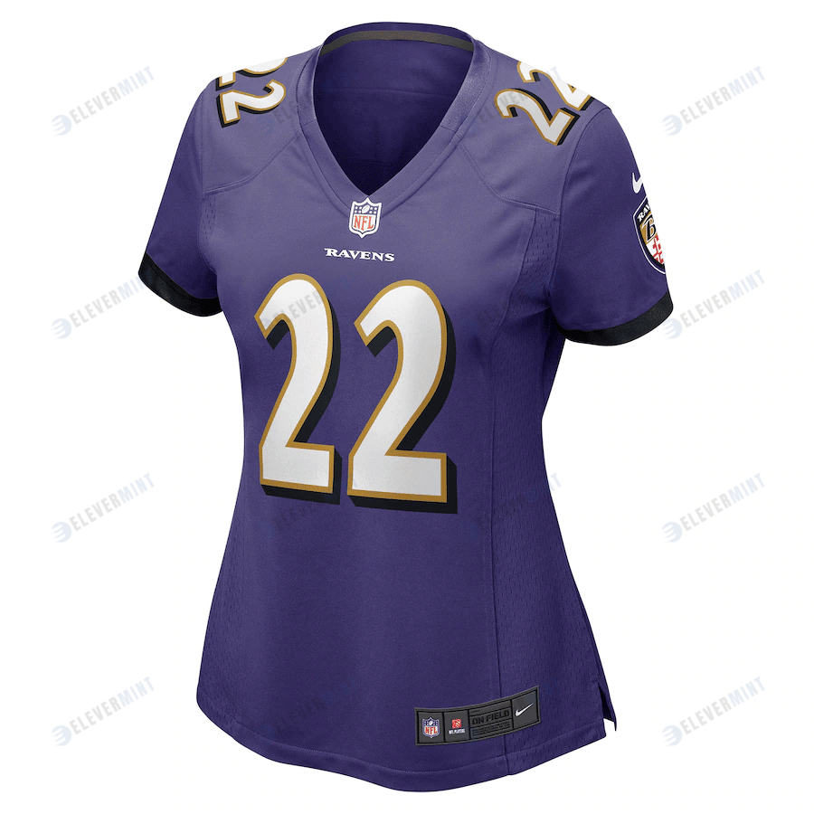 Damarion Williams Baltimore Ravens Women's Player Game Jersey - Purple