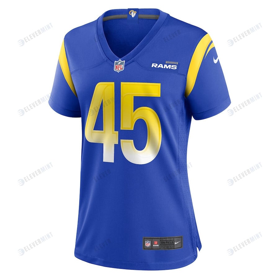 Bobby Wagner 45 Los Angeles Rams Women's Game Jersey - Royal