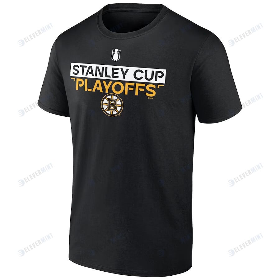 Boston Bruins 2023 Stanley Cup Playoffs T-Shirt - Black
